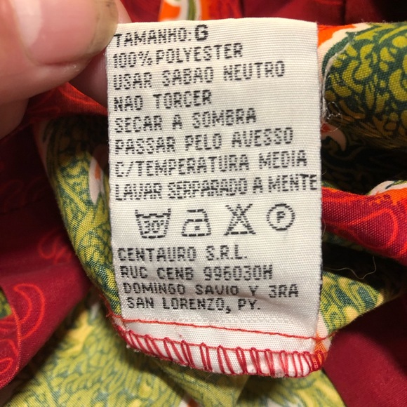 Fun Vintage Dragon Flame shirt sleeve button down Shirt Large - Picture 3 of 8